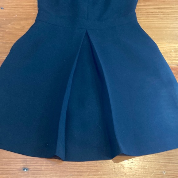 SANDRO 1 (US S) Classic Black Mini Dress Mesh V-Neck - Picture 7 of 11